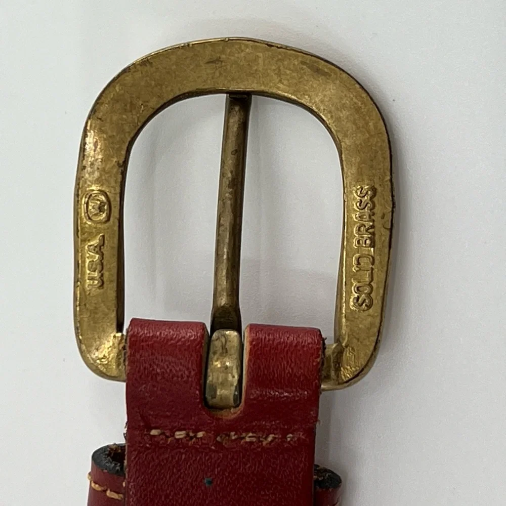 Dockers 2 Tone Brown / Tan Leather Belt 38‎